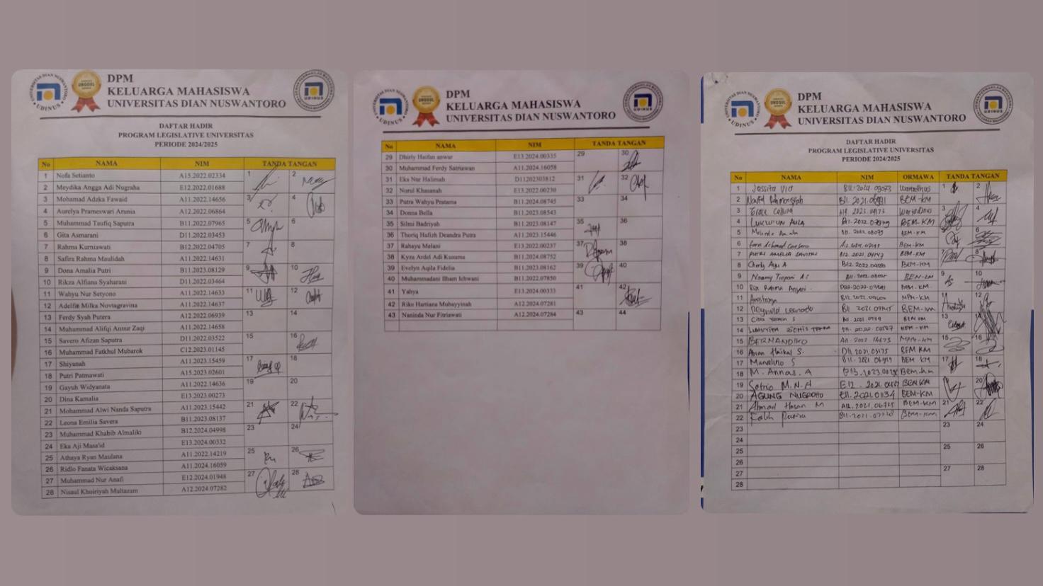 Registrasi (Hari Kedua)